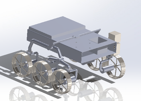 Full rover assembly render